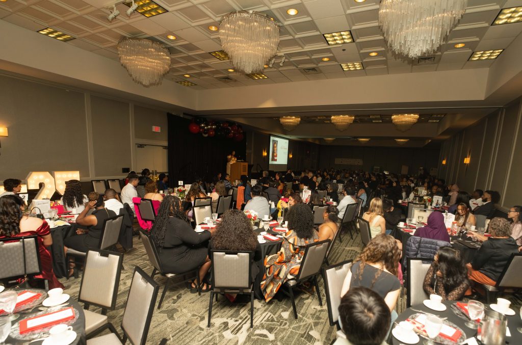 Wide view of 25th anniversary event