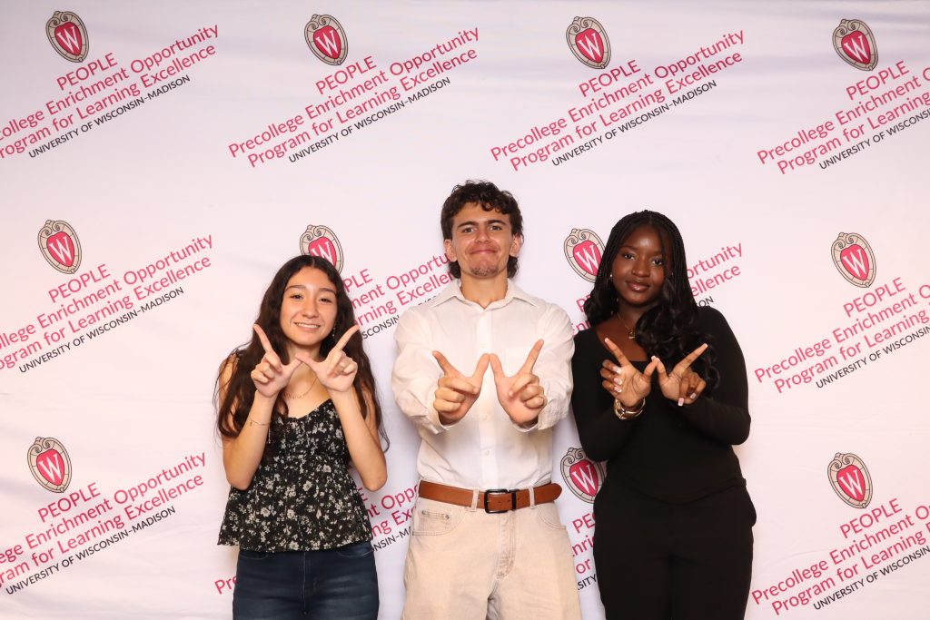 PEOPLE Scholars in photo booth