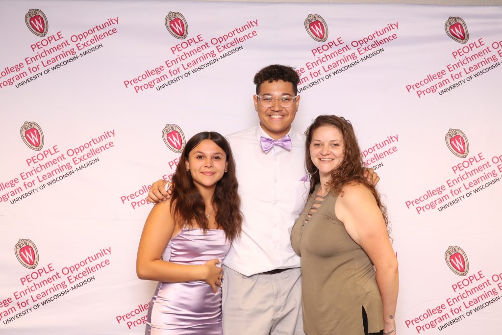 PEOPLE Scholars in photo booth
